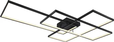 Produktbild von Globo Lighting Deckenleuchte Metall schwarz matt, LED