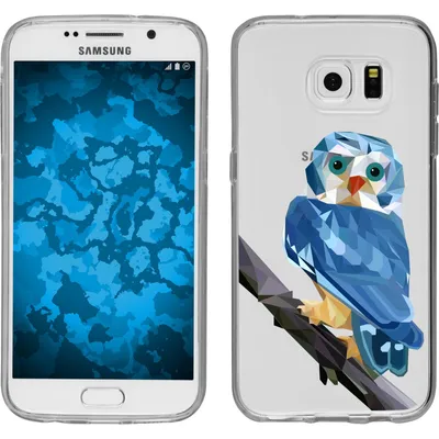 Produktbild von PhoneNatic Case kompatibel mit Samsung Galaxy S7 Silikon-Hülle Vektor Tiere M1