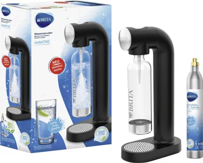 Produktbild von Brita SodaOne Wassersprudler schwarz