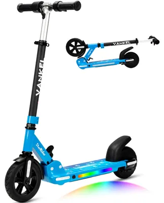 Produktbild von Elektrischer Kinderroller - Faltbarer Kinder-E-Scooter - 150 W - Max. 14 km/h - Reichweite 14 km - Doppelbremse - Blau
