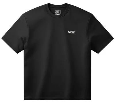 Produktbild von Vans Logo-T-Shirt für die linke Brust, Schwarz XS