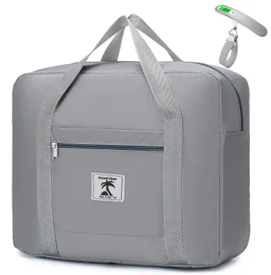 Immagine prodotto di Borsa da viaggio impermeabile, realizzata in tessuto Oxford, dimensioni 40x30x15 cm, capacità 18 litri, con bilancia per valigie, ideale per viaggi in aereo
