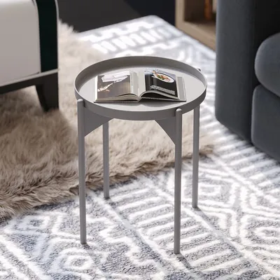 Produktbild von Skye Decor, Shb-002-D, Couchtisch, 100 % METALL, Grau, 44 x 44 x 57 cm