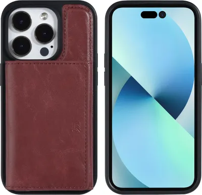 Obrázek produktu pro UNIQ Accessory iPhone 14 Pro Hardcase Backcover - Whiteh odnímatelné pouzdro na karty - Red