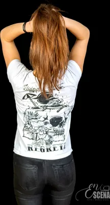 Produktbild von BadAss Bastards - No Regrets, Girl-Shirt