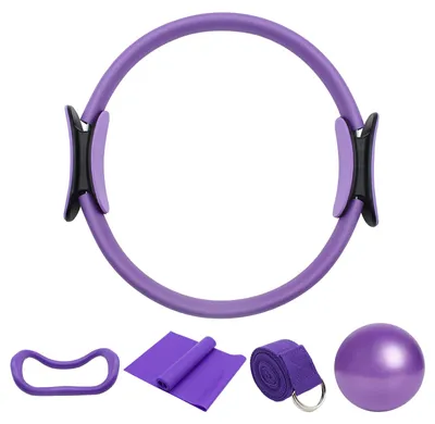 Produktbild von Pilates-Set mit Ring, Ball und Widerstandsbändern