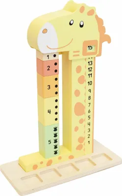 Produktbild von SpielMaus Holz Rechenschieber Giraffe