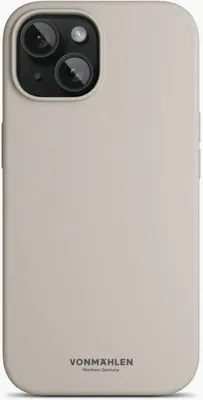 Produktbild von Eco Silicone Case - Schutzhülle aus Silikon, MagSafe kompatibel, für iPhone 15, Cream Handyhülle