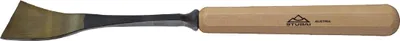 Produktbild von STUBAI Stemmeisen Stechbeitel Serie 52 - Form 23 | Gekröpftes, rechtsschräges Balleisen 16 mm, mit Holzgriff, für glatte Flächen, zum Vorstechen, Kerb- & Reliefschnitzarbeiten, Holzbearbeitung