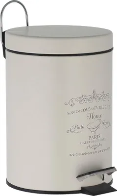 Produktbild von Famanu Kosmetikeimer Metall - Antik Weiß, 3 Liter