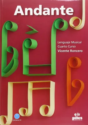 Produktbild von Andante, lenguaje musical 4