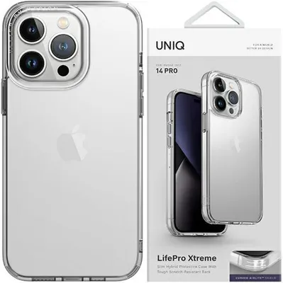Zdjęcie produktu dla Uniq Etui Lifepro Xtreme Iphone 14 Pro 6,1" Przeźroczysty/Crystal Clear