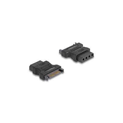 Imagen del producto de Adaptador DeLOCK, alimentación: unidad IDE > 4 pines, SATA 15 pines, IDE 4 pines, conector macho/hembra