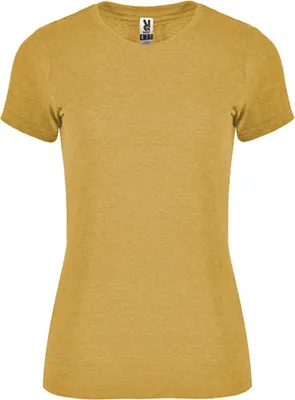 Produktbild von Roly CA6661 | Damen Fox T-Shirt, Single-Jersey - Farbe: Heather Mustard 39 - Größe: S