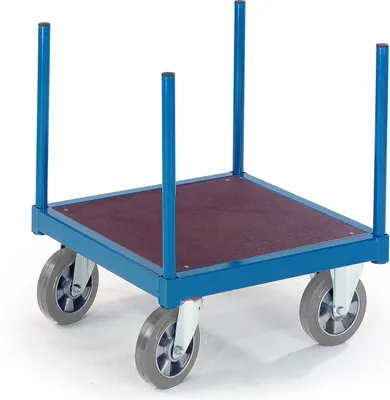 Produktbild von Rollcart Langmaterialroller 1000kg Tragkraft Elastikvollgummi