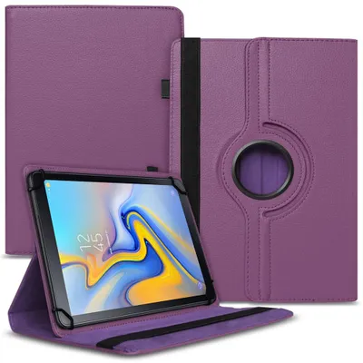 Produktbild von Tablet Hülle für Samsung Galaxy Tab A 10.5 Tasche Schutzhülle Case Cover DrehbarFarben:Lila