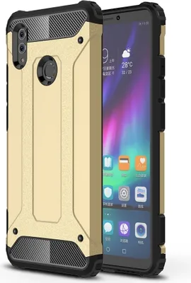 Produktbild von Mobigear Outdoor HONOR Note 10 Hülle Hardcase Backcover Stoßfest - Gold