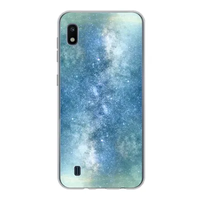 Produktbild von MuchoWow® Handyhülle Schutzhülle Hülle für Samsung Galaxy A10 Sterne - Himmel - Blau - Jungen - Mädchen - Kinder Silikon Softcase Handy Hülle - Schutzhülle