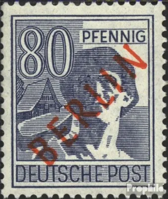 Produktbild von Briefmarken Berlin (West) 1949 Mi 32  gestempelt Rotaufdruck