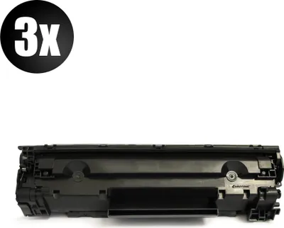 Produktbild von 3x Eurotone Toner Alternative für Canon 737 9435B002 Black Schwarz