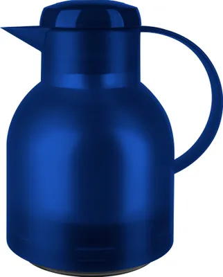 Produktbild von emsa Isolierkanne SAMBA 1 Liter Quick Press, Farbe transluzentes Dunkelblau