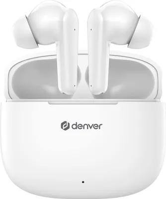 Produktbild von Denver TWE-48W, True Wireless Stereo (TWS), 20 - 20000 Hz, Anrufe/Musik, Kopfhörer, Weiß