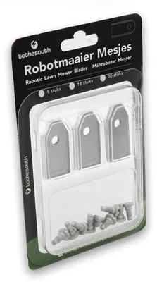 Image de Lames pour tondeuse robot, en acier - 60 pièces