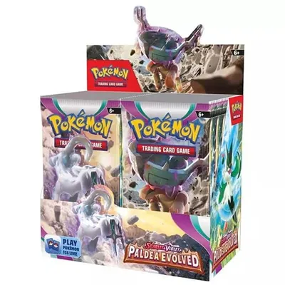 Obrázek produktu pro Pokémon Paldea Evolved Booster Box 36 boosterů.