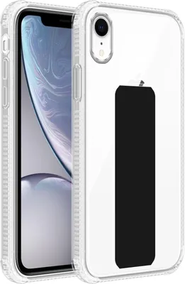 Image de Cadorabo Housse de protection pour Apple iPhone XR Housse en noir Etui TPU silicone Case Cover Standfunktion