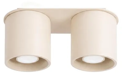 Obrázok produktu pre Stropné svietidlo ORBIS 2 béžová 2xGU10 10W hliník 12x10x26cm Sollux Lighting