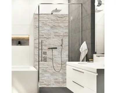 Obrázek produktu pro Obkladový panel do koupelny mySpotti Shower 255x150 cm SH-255100-1398-HB