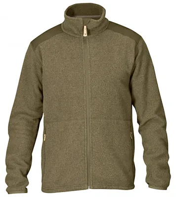 Obrázok produktu pre Fjällräven Övik Sten, pánska fleecová bunda, farba tmavozelená (Dark Olive), veľkosť M