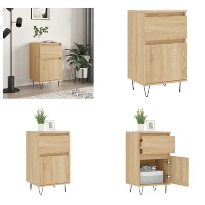 Produktbild von vidaXL Sideboard Sonoma Eiche 40x35x70 cm Holzwerkstoff - Sideboard - Sideboards - Kommode - Anrichte