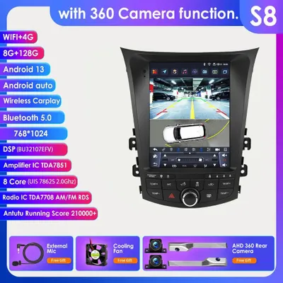 Obrázek produktu pro Autorádio - 9,7palcový displej - Android 14 - podpora 360stupňové kamery - navigace
