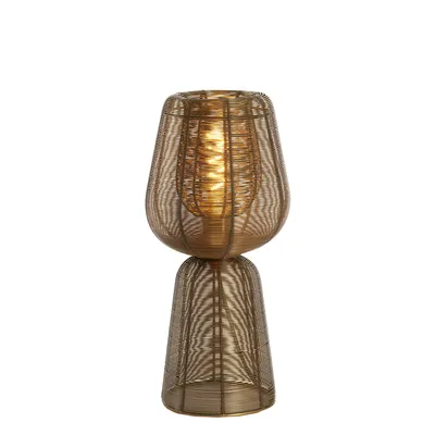 Produktbild von Light & Living - Tischleuchte Aboso - Bronze - Ø18cm Tischlampe - Nachttischlampe, Wohnzimmer, Schlafzimmer