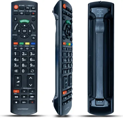 Produktbild von Dakana Fernbedienung für Panasonic Fernbedienung N2QAYB000487 Fernbedienung Panasonic TV vorkonfiguriert und sofort einsatzbereit