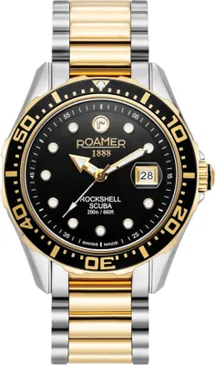 Produktbild von Die Herrenuhr ROAMER 220858 47 85 50 in Gold ist sportlich.
