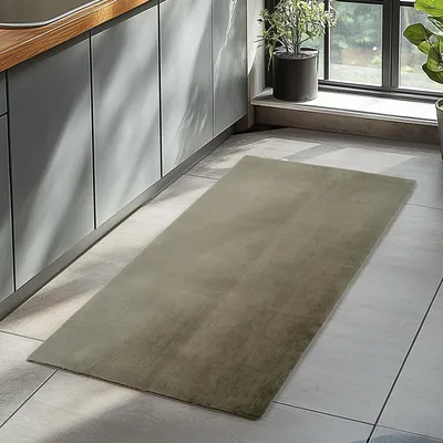 Obrázek produktu pro Homebyhome Pratelný Koberec s Krátkým Vlasem Protiskluzový a M?kký Moderní Jednobarevný Design do Obývacího Pokoje Ložnice, Velikost: 80x150 cm