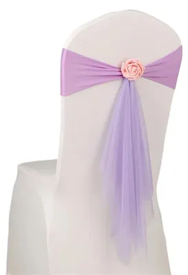 Produktbild von Elastische Organza-Bänder für Hochzeitsdekoration