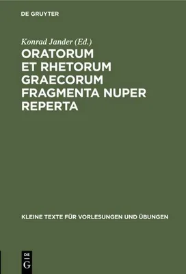 Produktbild von Oratorum et rhetorum Graecorum fragmenta nuper reperta
