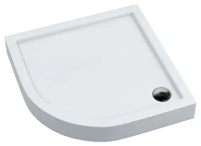 Produktbild von Aedler® Duschwanne Alhena STABILDENSE ® Weiß 80x80x14 R55 halbrund Antibac