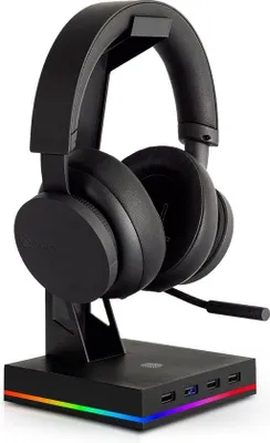 Image de Support pour casque avec hub USB intégré