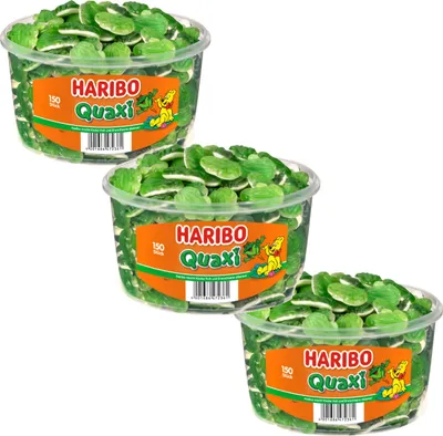 Produktbild von Haribo Frösche auf Fruchtgummi mit Schaumzucker 1050g 3er Pack