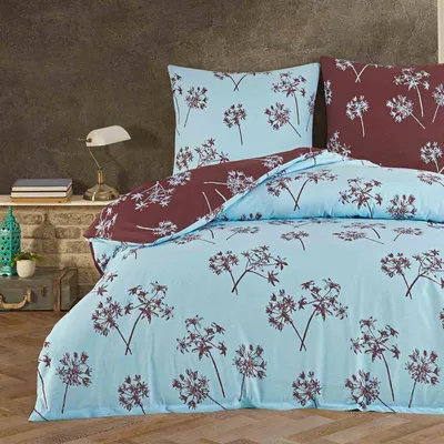 Produktbild von Buymax® Bettwäsche Bettbezug 155x220 cm 4 teilig (2x Bettwäscheset + 2x Kissenbezug 80x80 cm) Deckenbezug Set 100% Baumwolle Renforce Reissverschluss