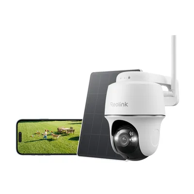 Produktbild von Reolink 2k+ 5MP Akku/Solarpanel Überwachungskamera, 5/2,4 GHz WiFi, Farbnachtsicht, Pan & Tilt, Personen-/Fahrzeug/Tiererkennung, IP64