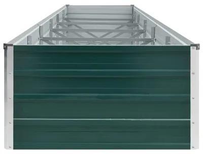 Productafbeelding van Verhoogd plantenbak, verzinkt staal, 480 x 80 x 45 cm, groen