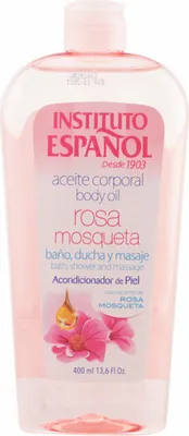 Produktbild von Instituto Español Rosehip Body Oil, Öl, Elastizität, Kräftigend, Belebed, 400 ml, Flasche, Paraffinum liquidum, Parfum (fragrance), Rosa moschata seed oil, Isopropyl palmitate, Ascorbyl..., 1 Stück(e)