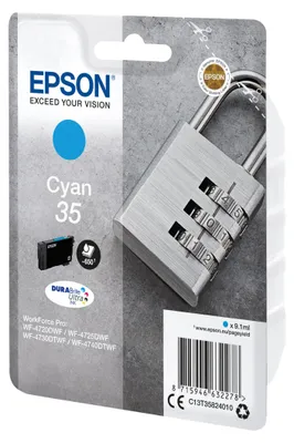 Produktbild von Epson Tintenpatrone cyan DURABrite Ultra Ink 35    T 3582