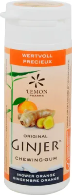Produktbild von Ginjer Ingwer Kaugummi - Orange 30g
