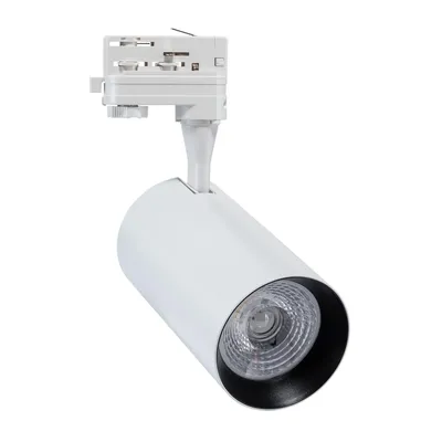 Produktbild von 3-Phasenstromschiene LED-Strahler 30W Vulcan Weiss  5000K Kaltweiß